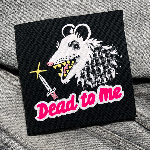 Dead To Me canvas patch