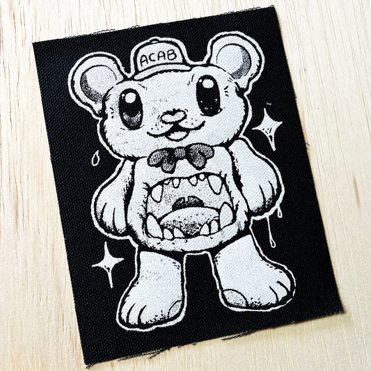 Teddy Bear canvas patch