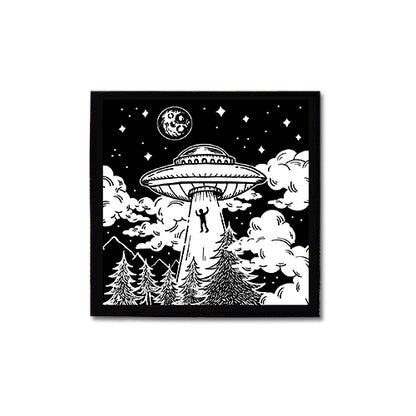 Alien Abduction canvas patch