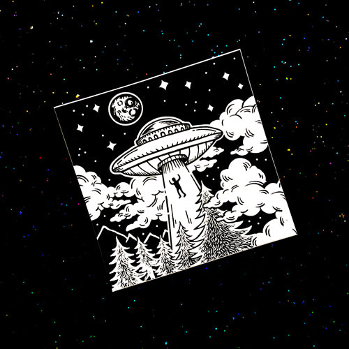 Alien Abduction sticker