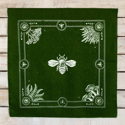 Honey Bee bandana - Olive