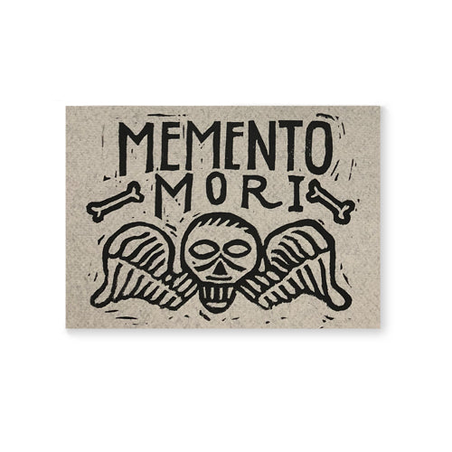 Memento Mori block print