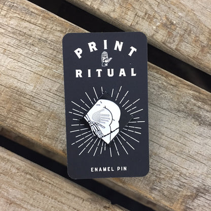 Booty enamel pin